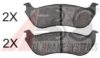 REMSA 062812 Brake Pad Set, disc brake